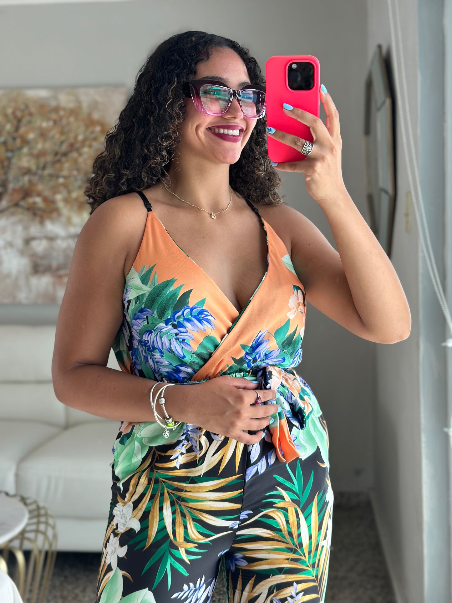 Botanical Printed Jumpsuit