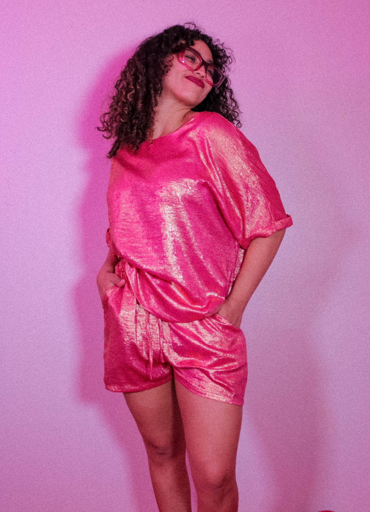 Shimmering Short Set