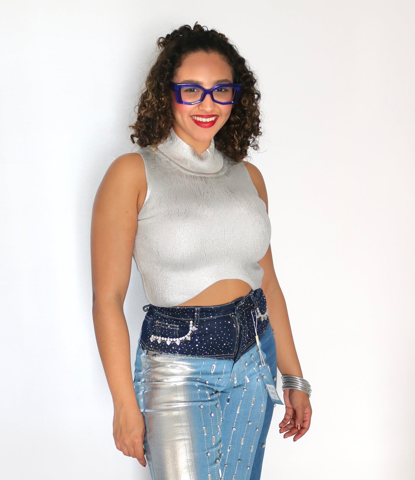 Sleevles Knit Top