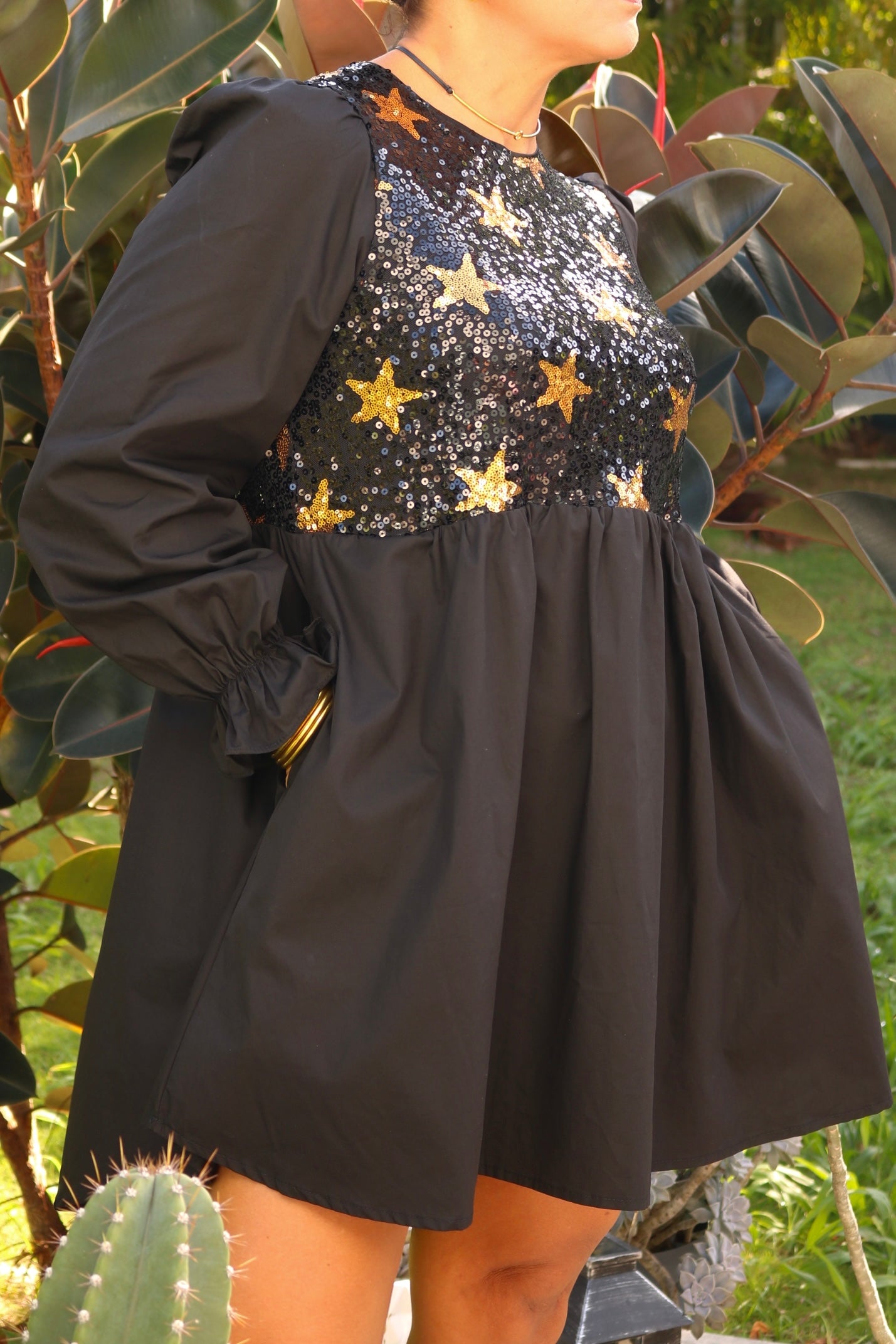 Stars Sequin Mini Dress