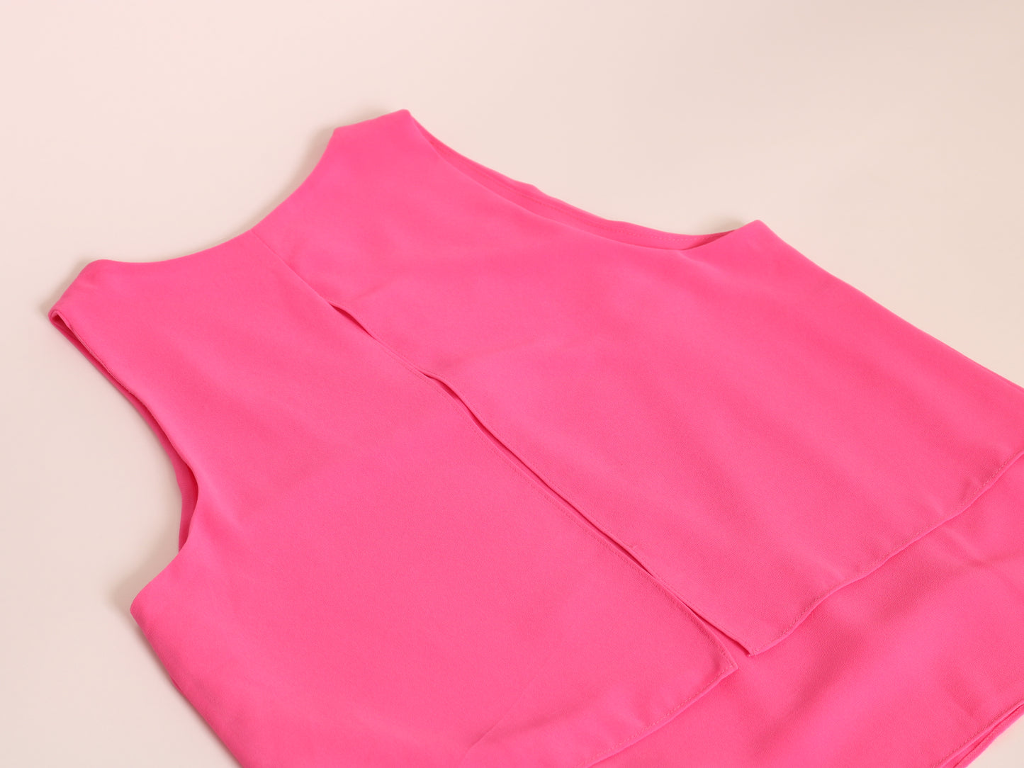 Pink V Neck Blouse