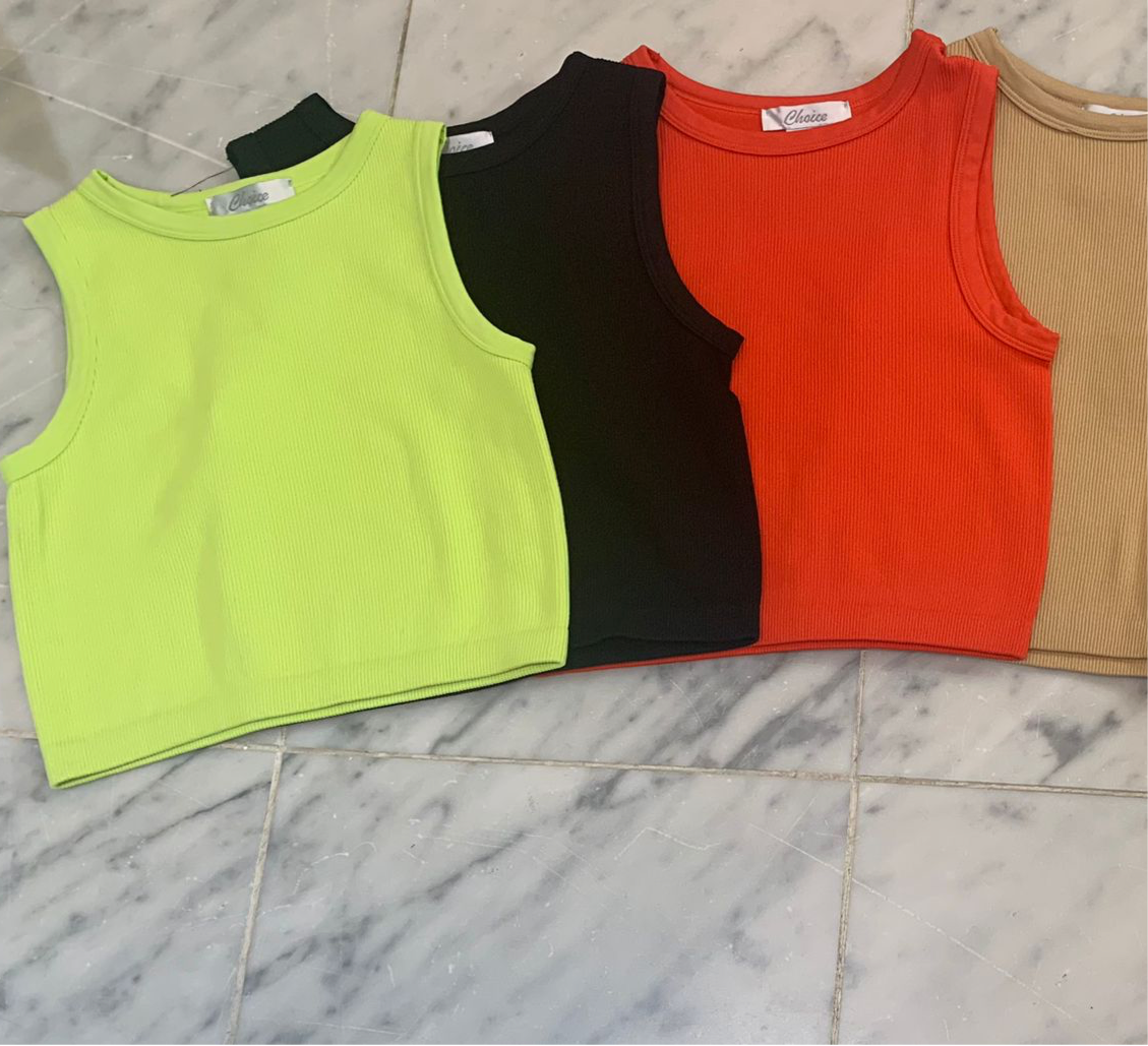 Ribbed Crop Top