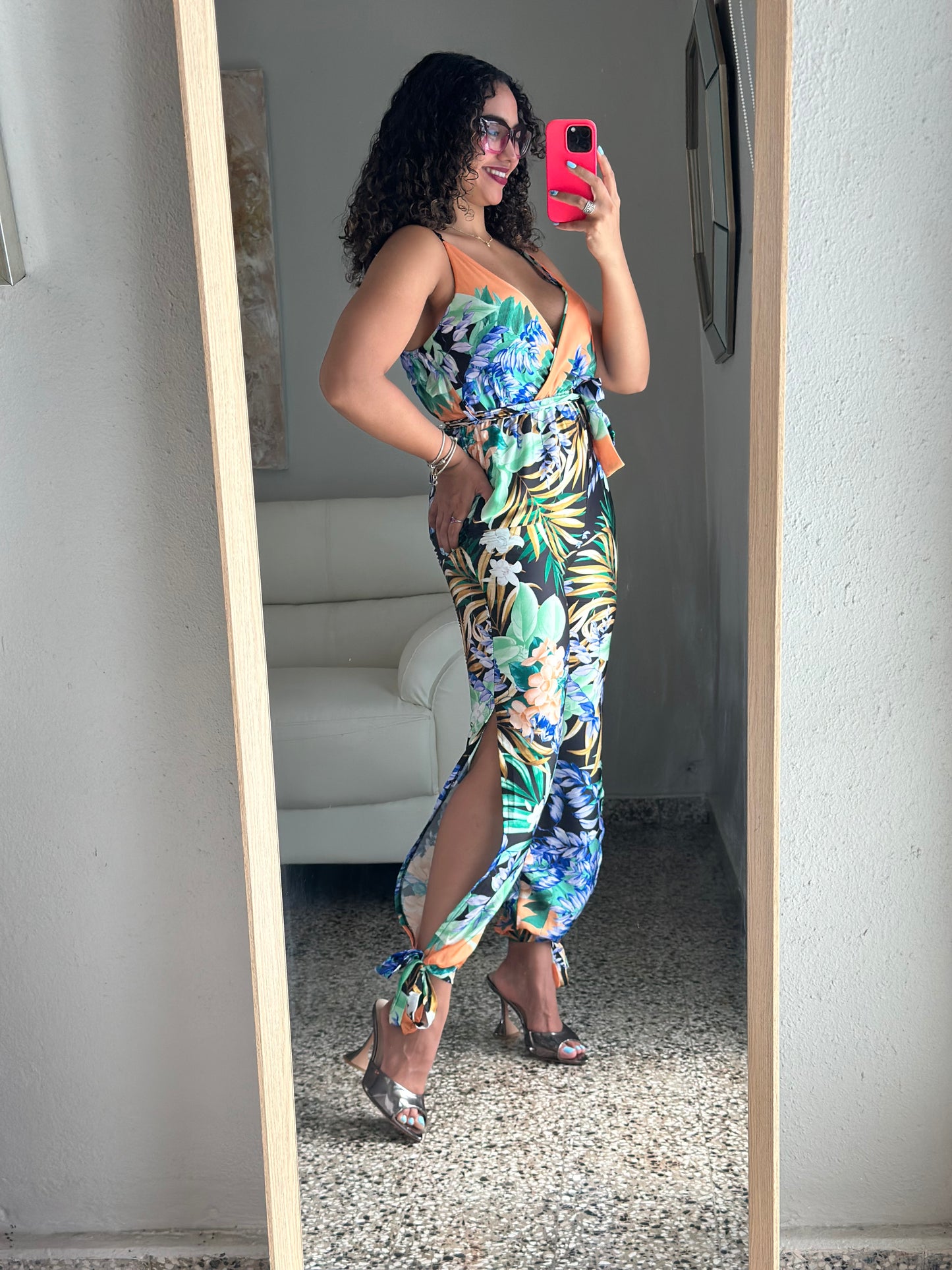 Botanical Printed Jumpsuit