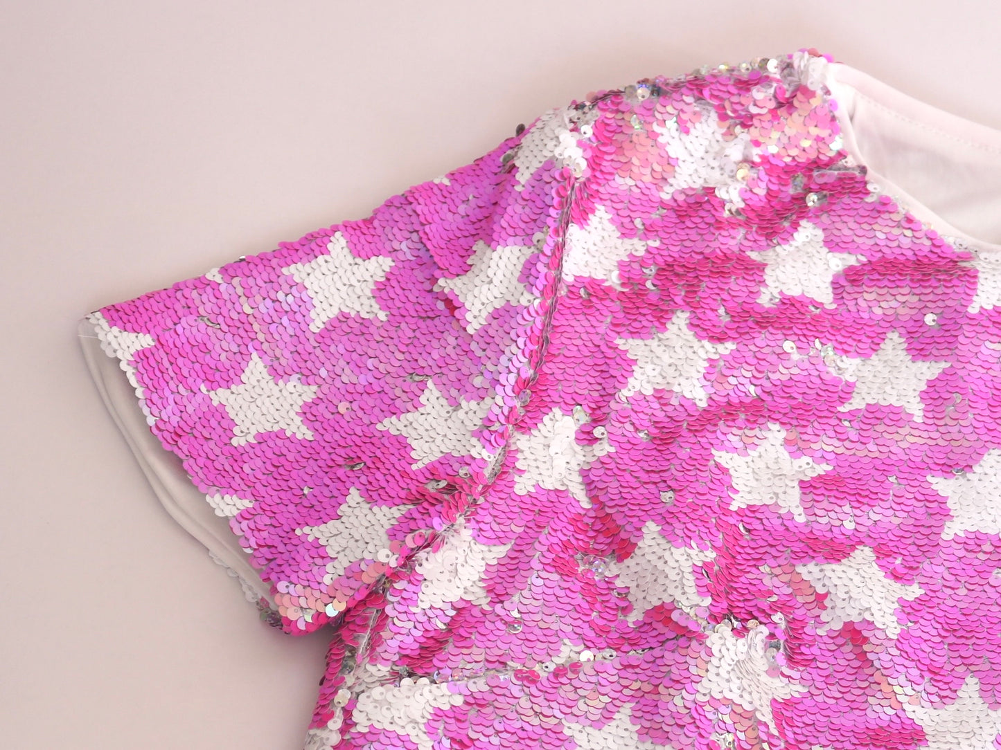 Sequin Crop T-Shirt