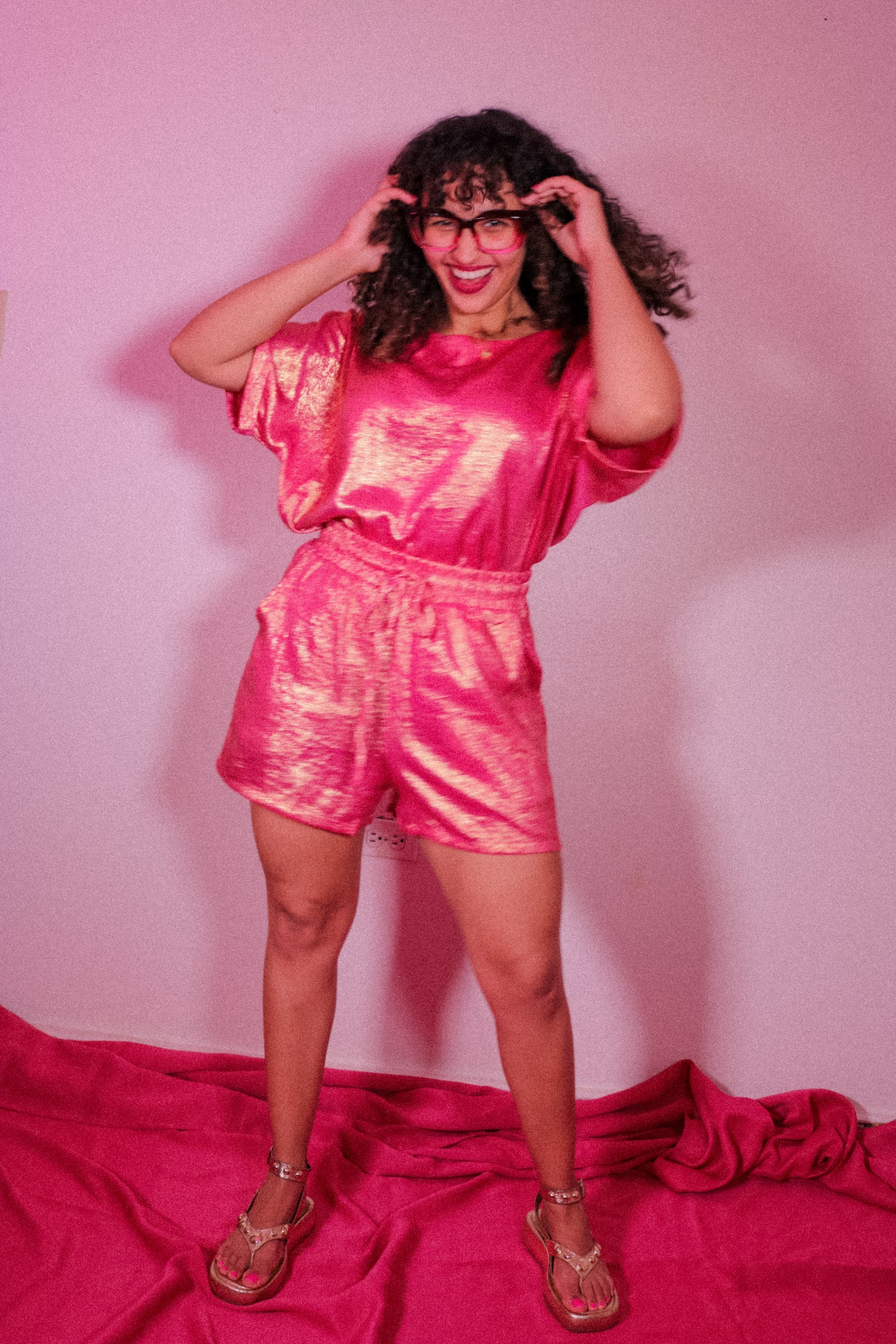 Shimmering Short Set