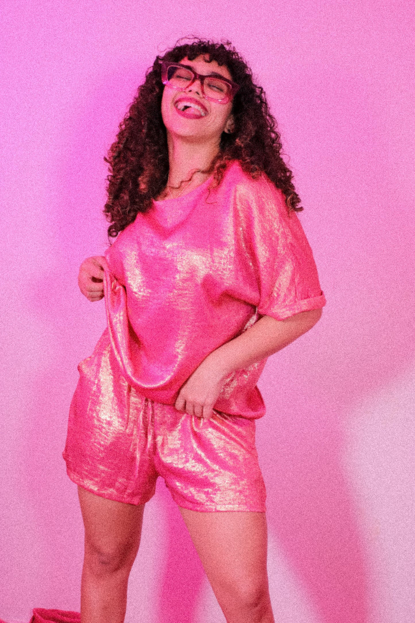 Shimmering Short Set