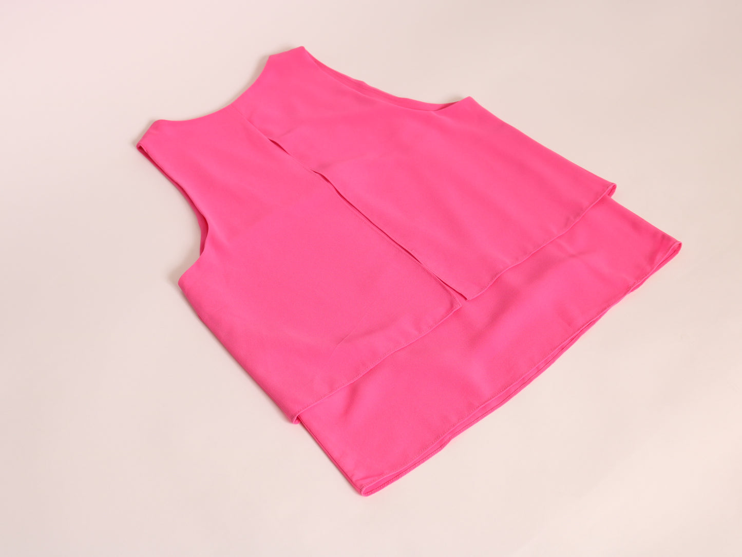 Pink V Neck Blouse