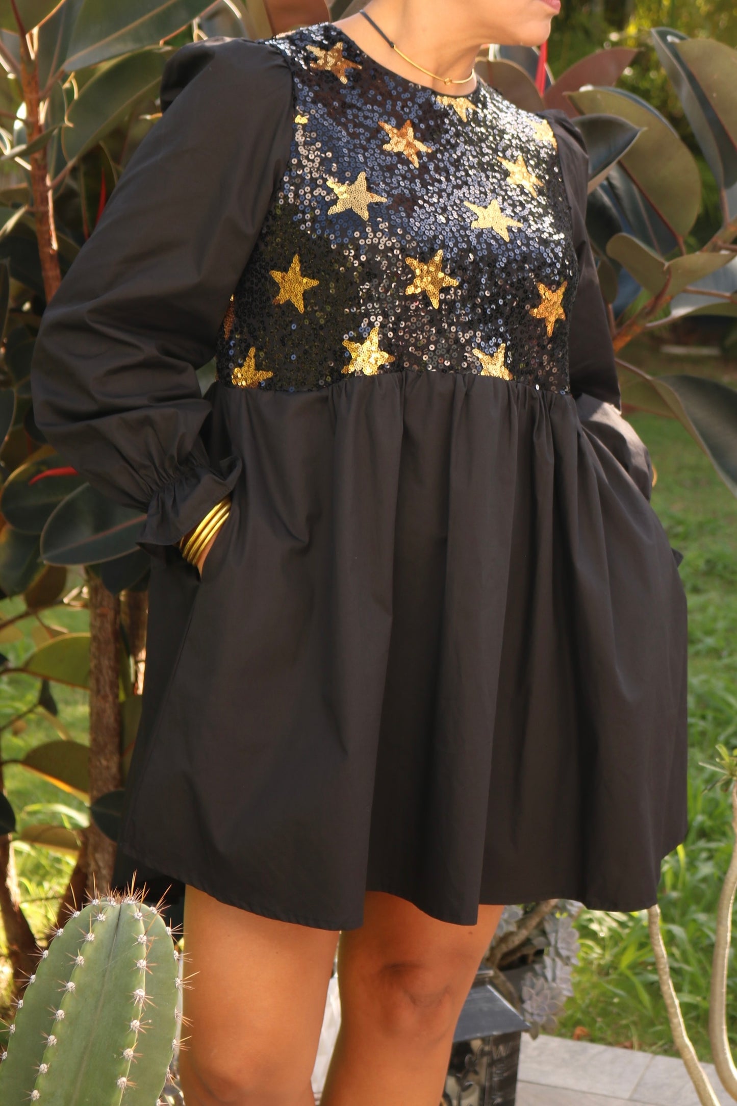 Stars Sequin Mini Dress
