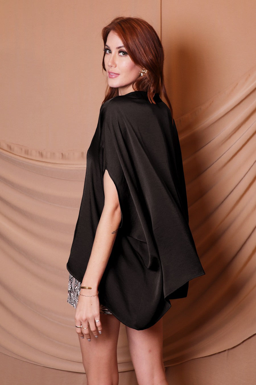 V neck Wide Blouse
