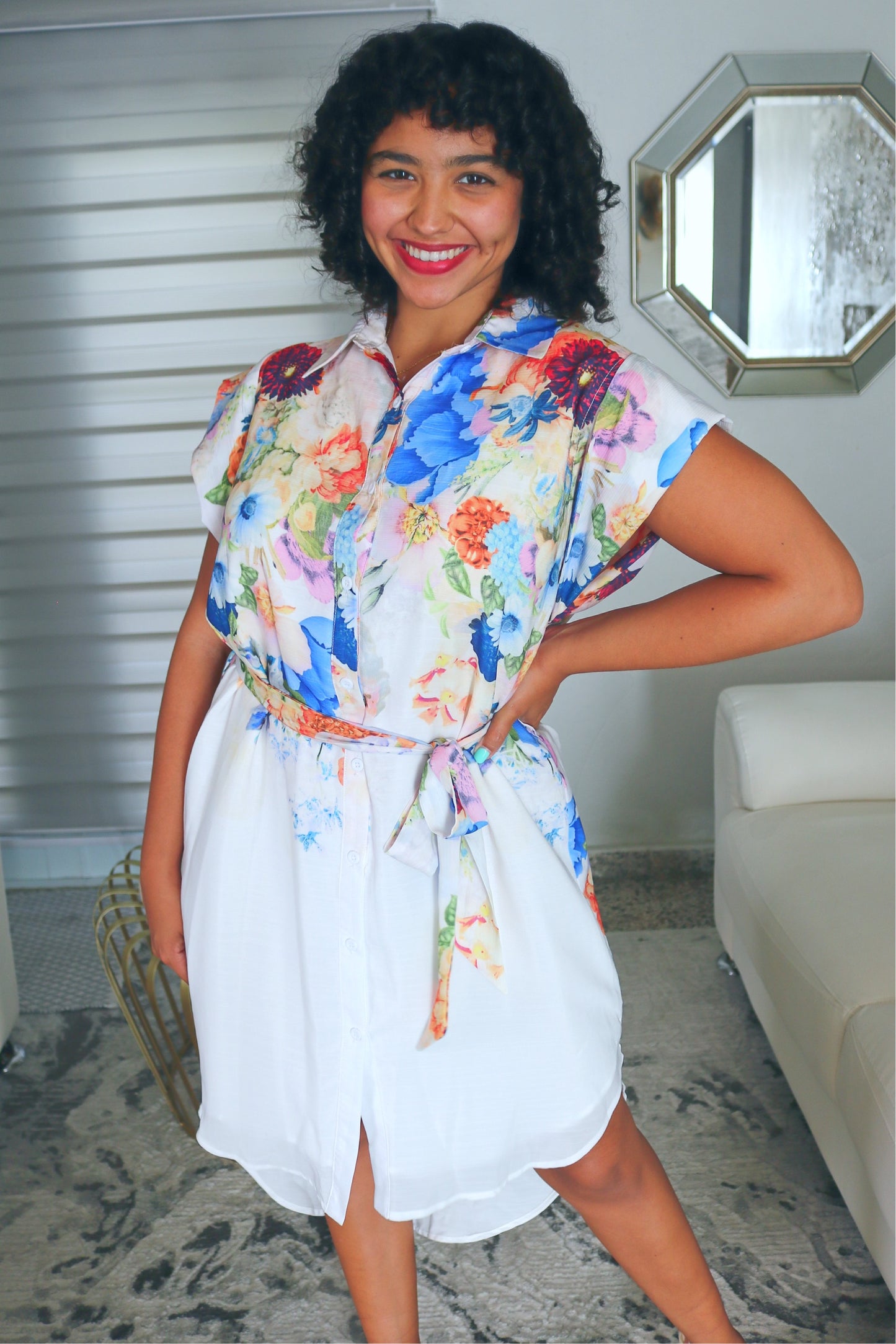 Short Floral Dress