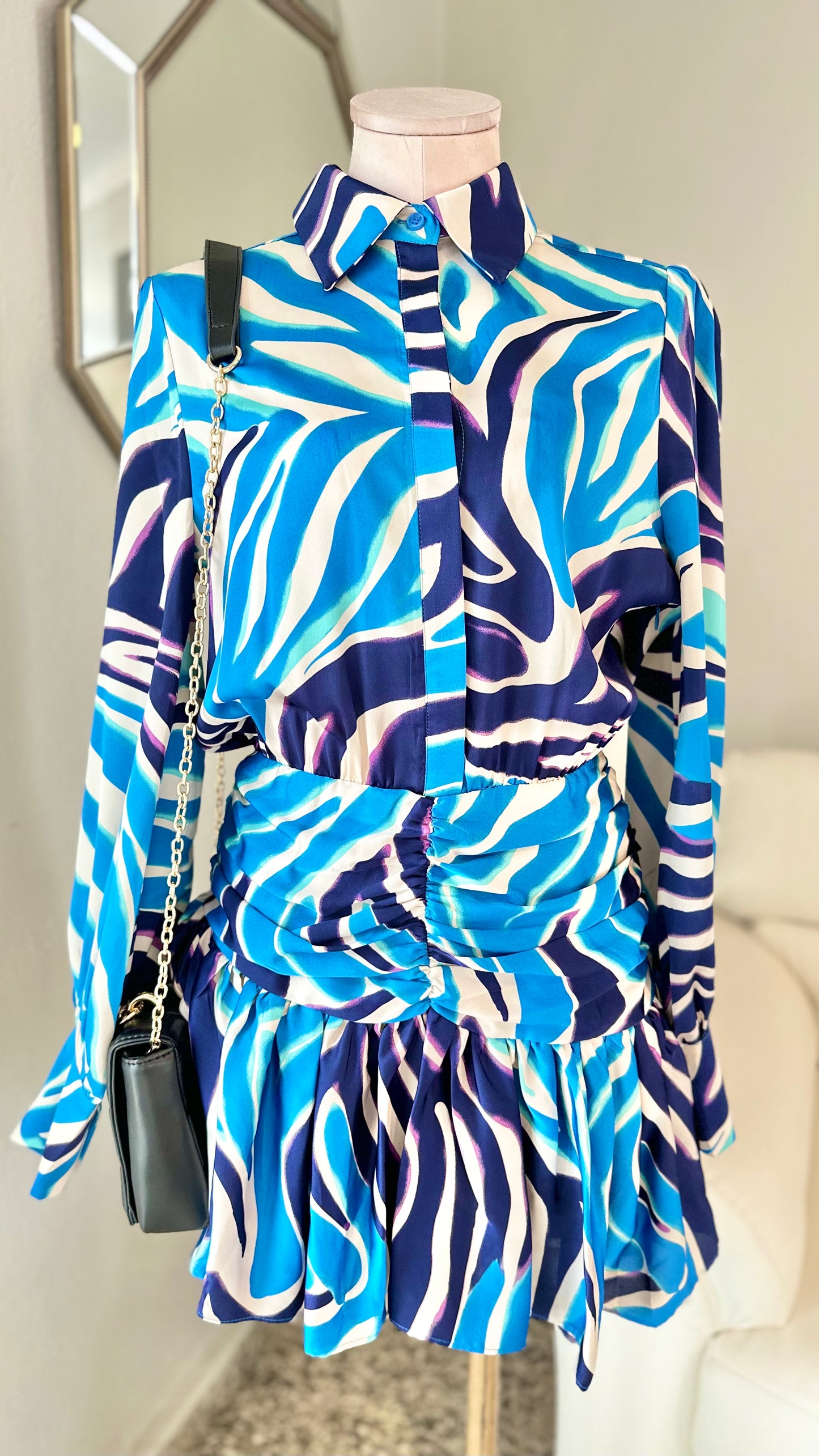 Zebra Print short Dress