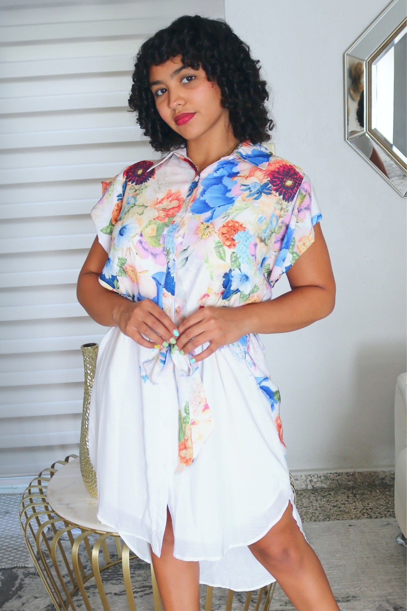 Short Floral Dress