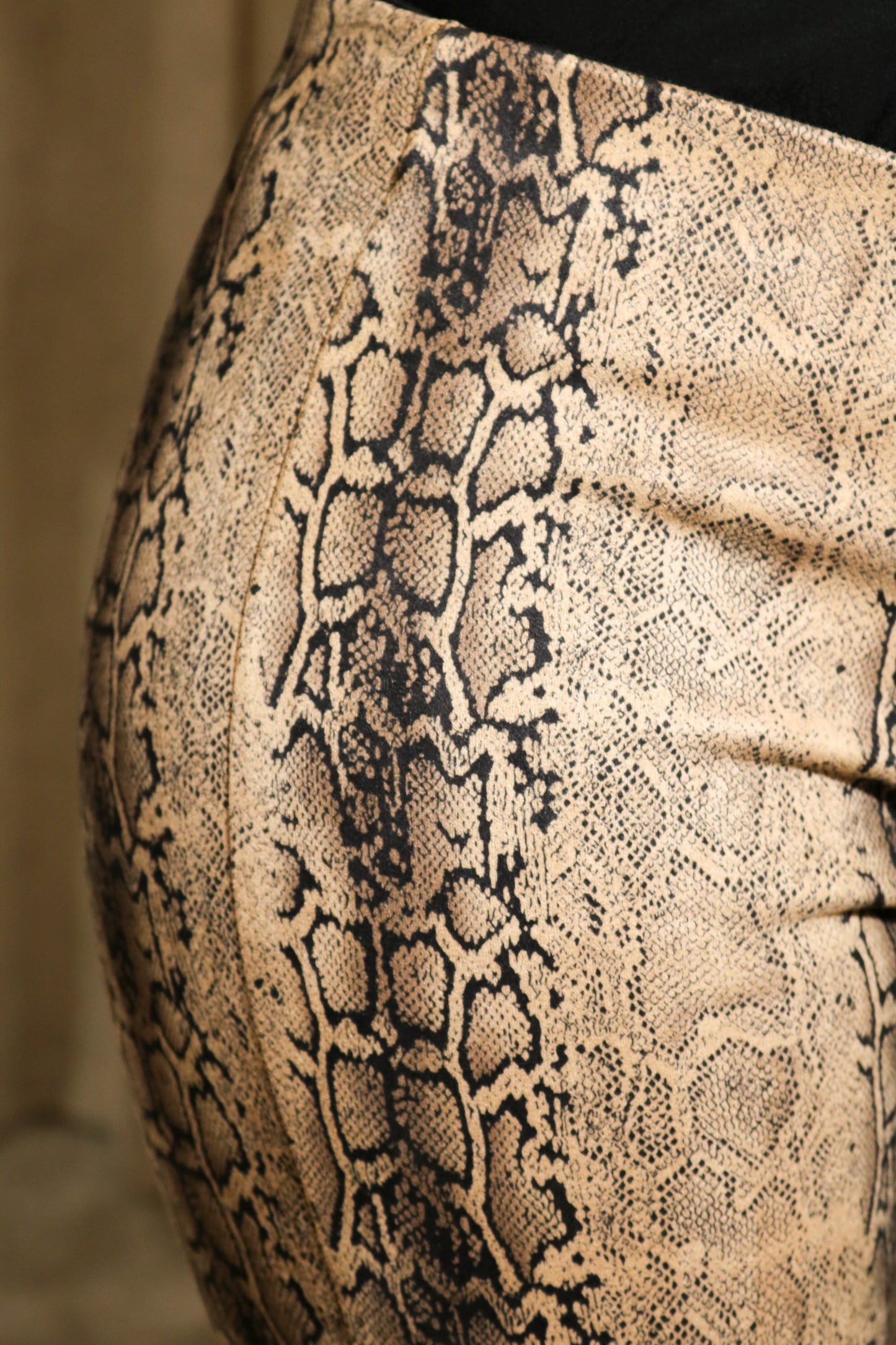Snake print pants