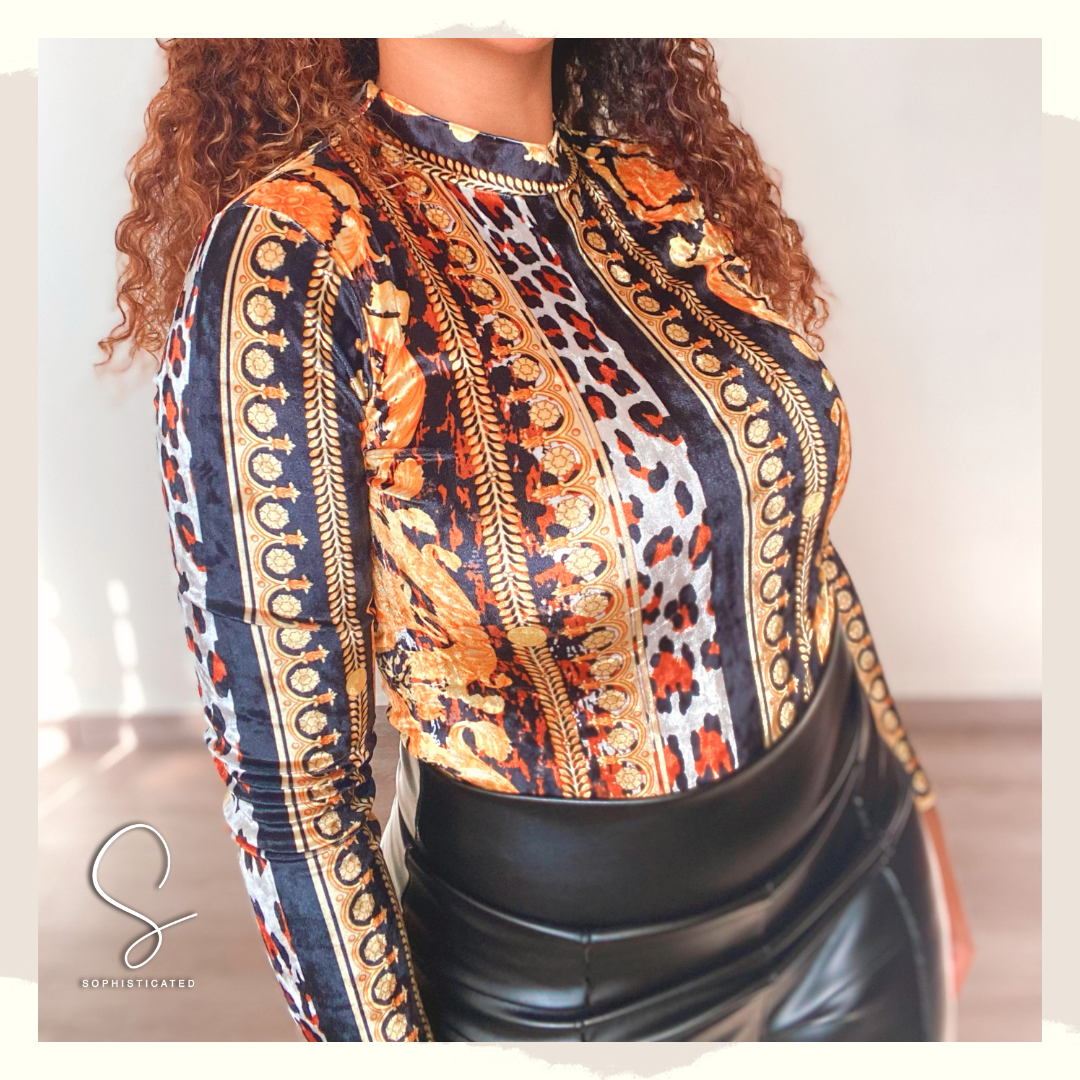 Animal Print Bodysuit
