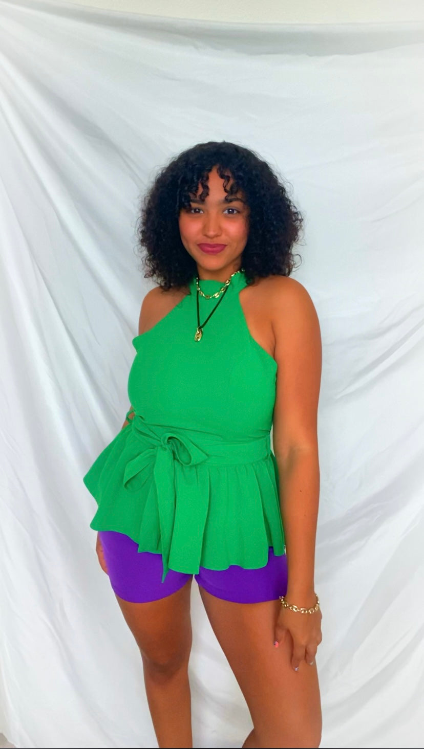 Backless Halter Top