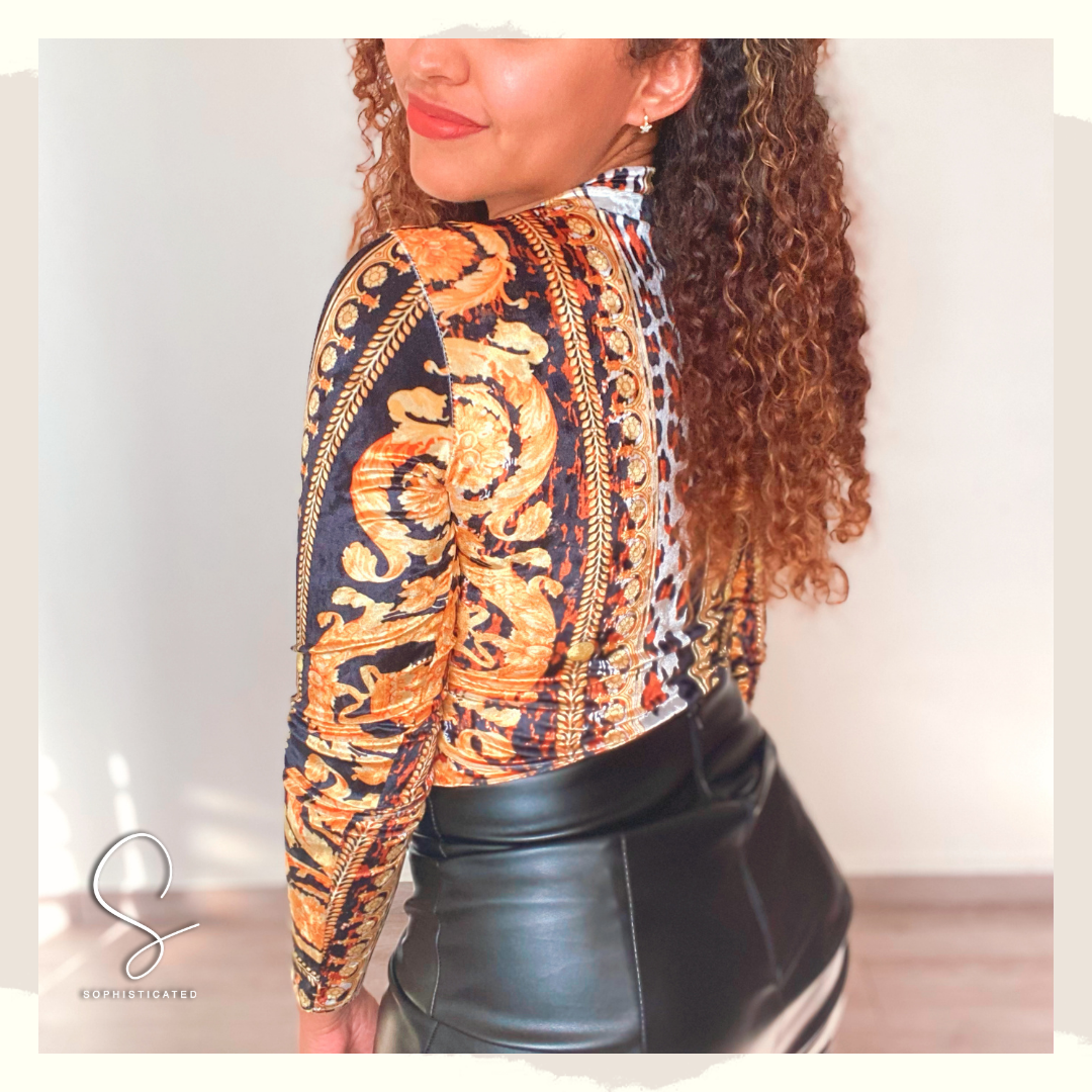 Animal Print Bodysuit