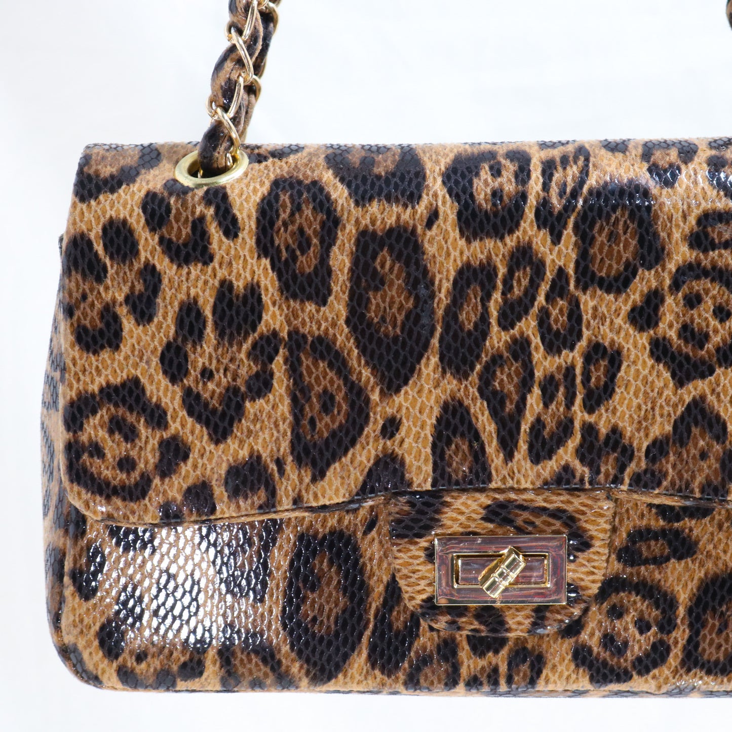 Leopard purse