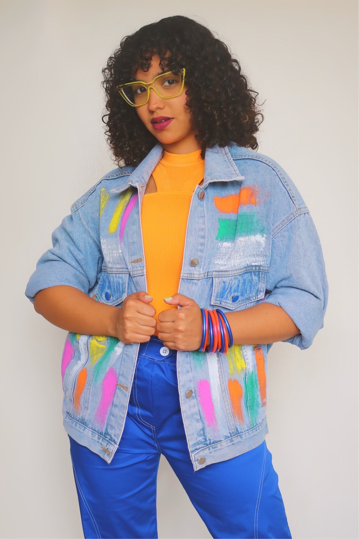 Light Blue Oversized Denim Jacket