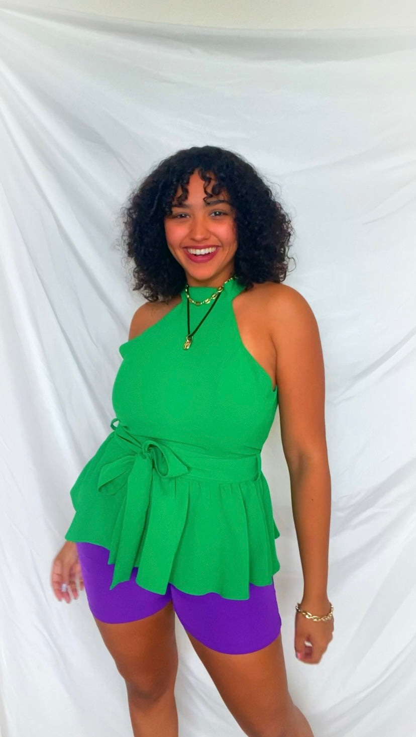 Backless Halter Top