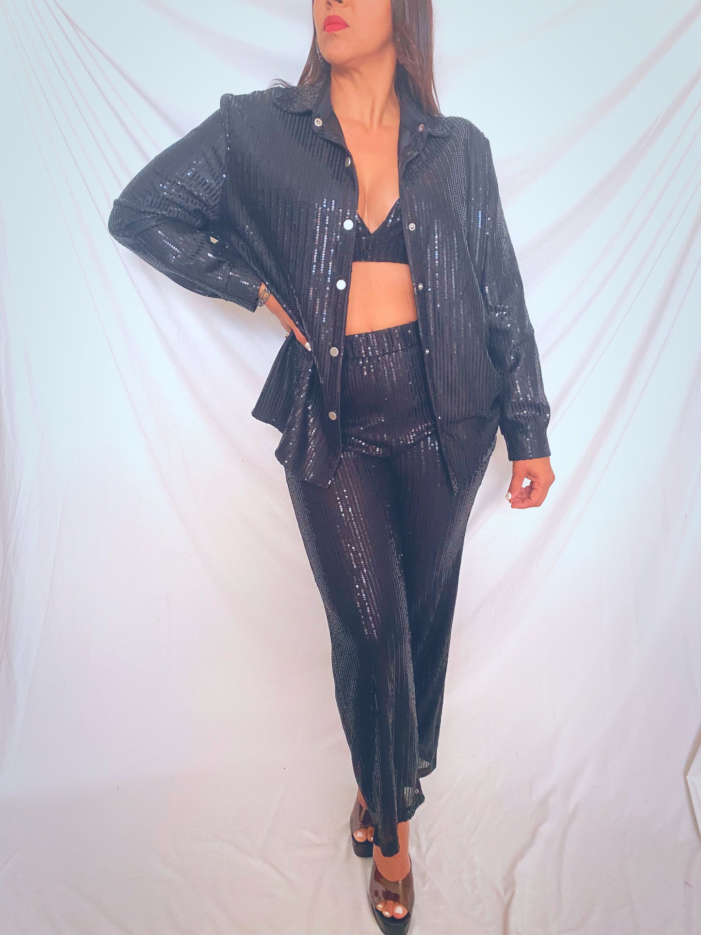 Sequin Three Piece Set