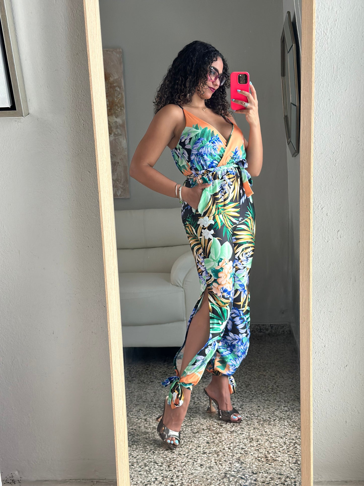 Botanical Printed Jumpsuit