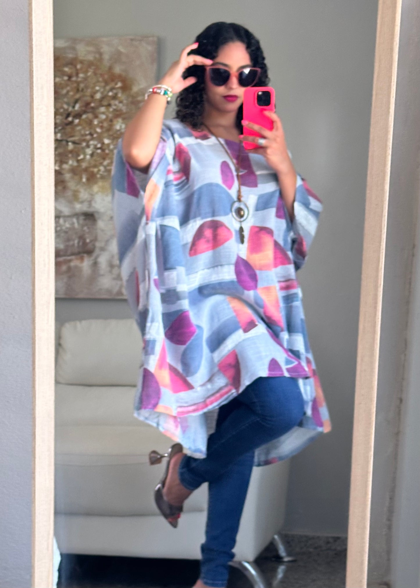 Linen Printed Tunic