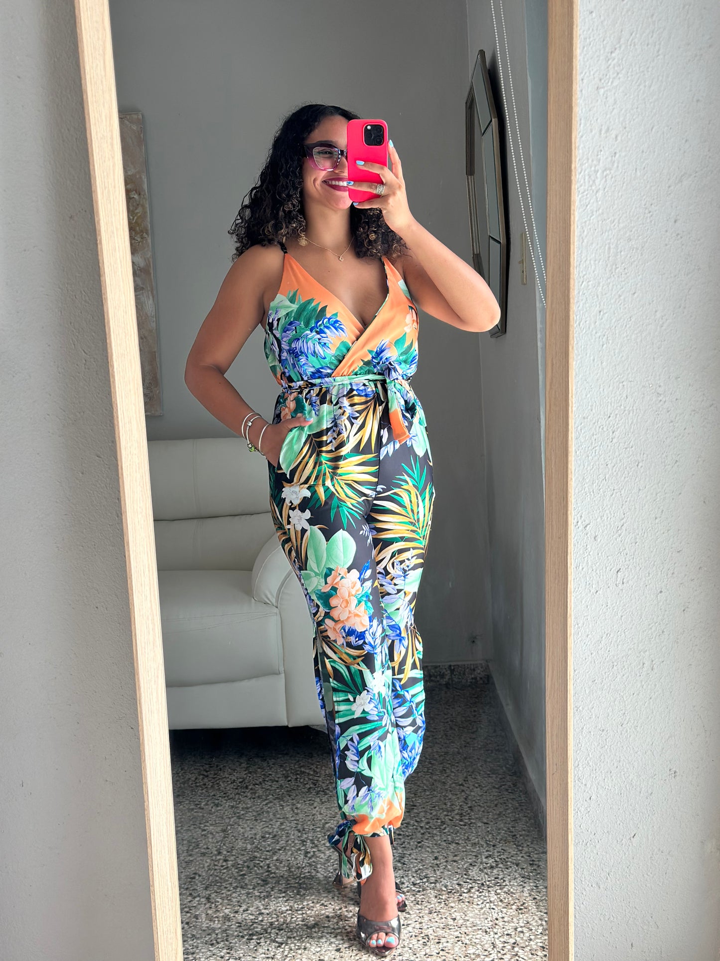 Botanical Printed Jumpsuit