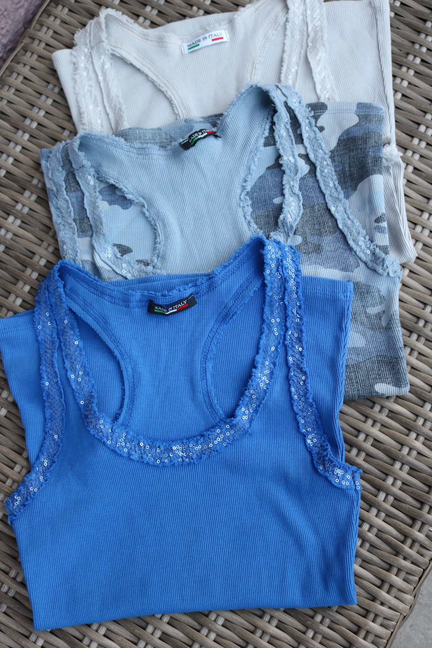 Sequin Tank Top