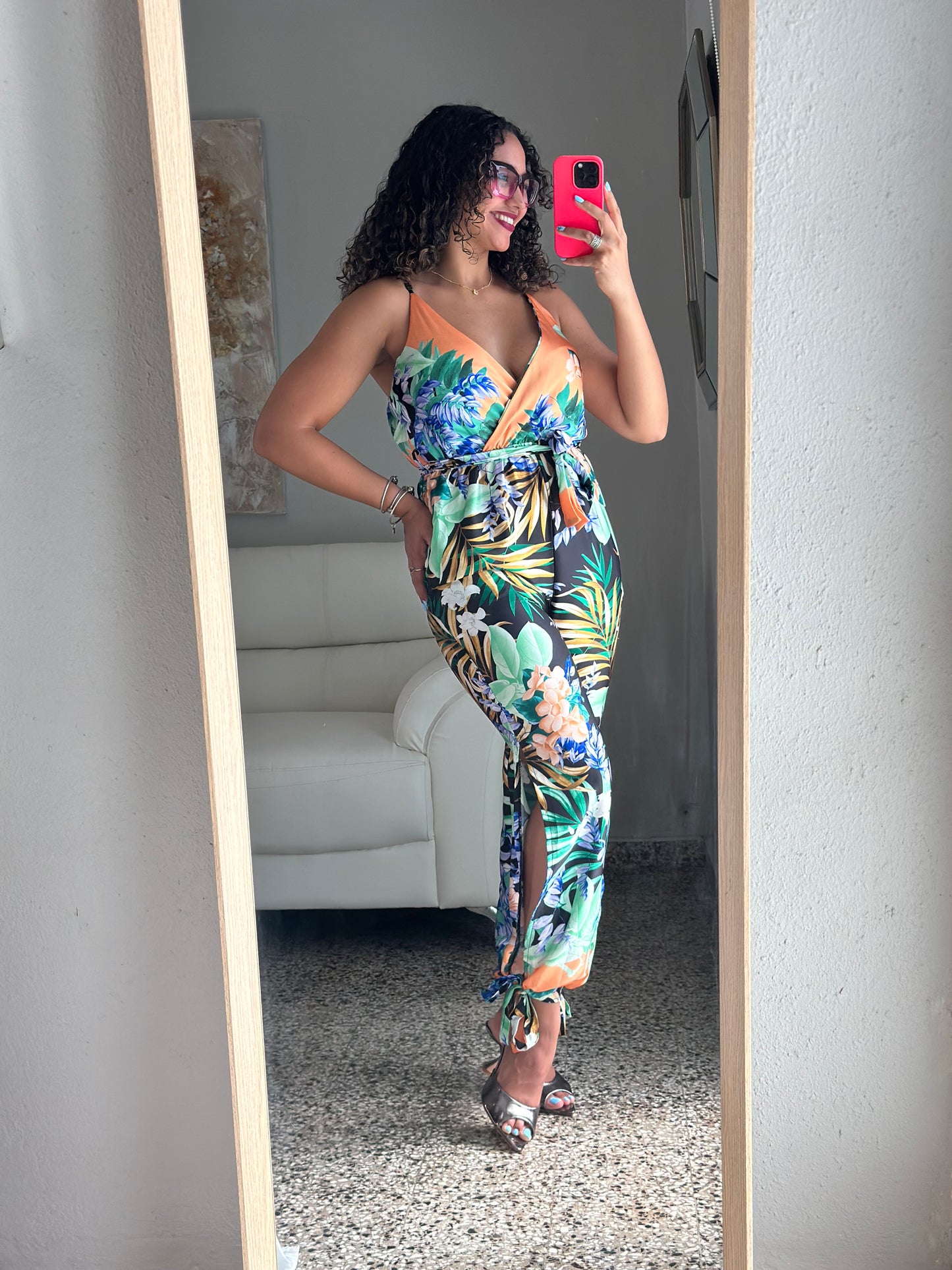 Botanical Printed Jumpsuit