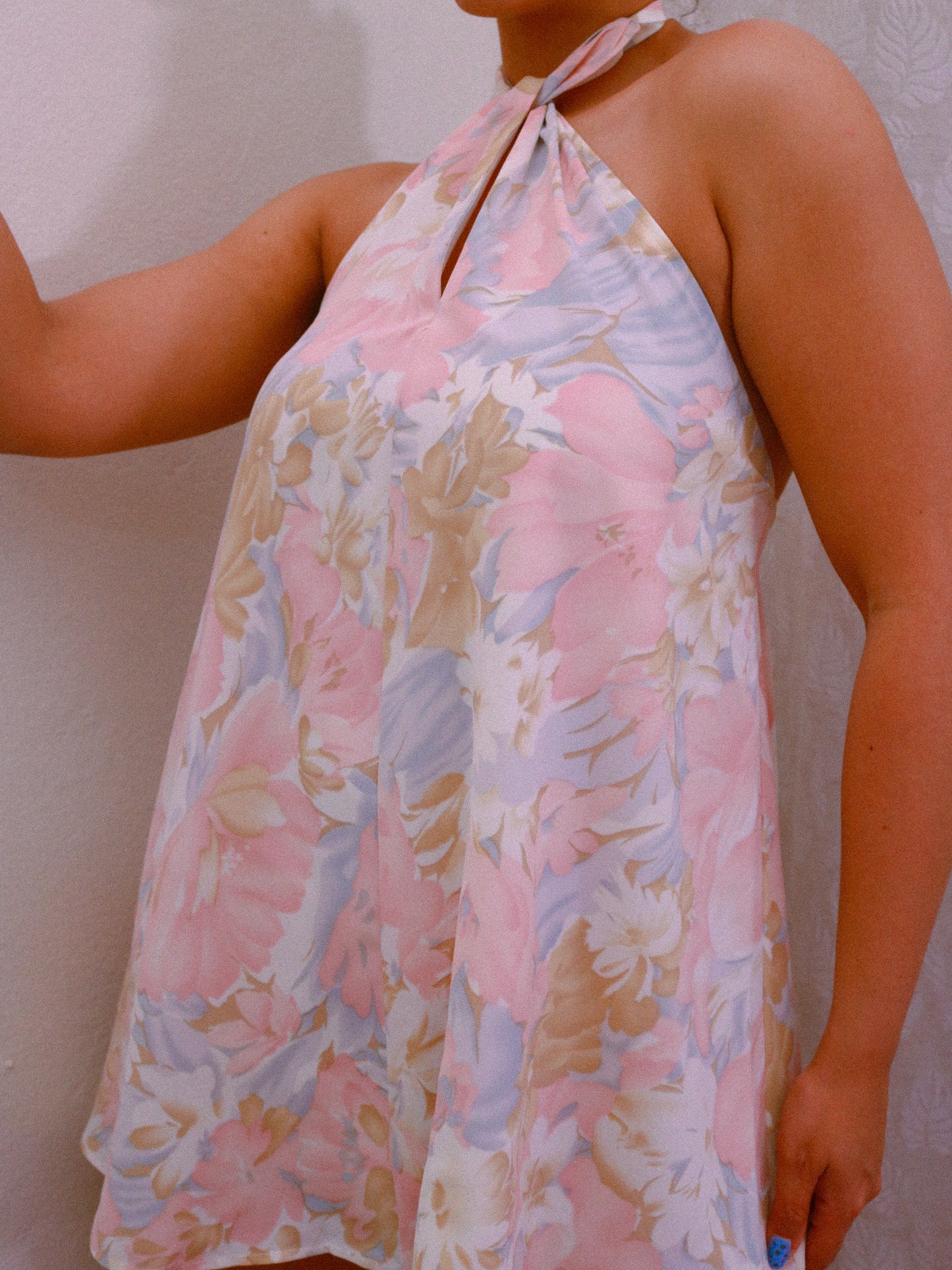 Flower Halter Dress