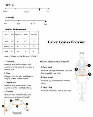 Green Leaves Bodysuit
