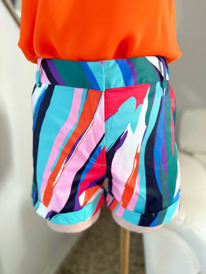 Multicolor Shorts