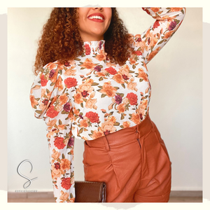 Alejandra flower print blouse